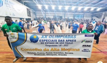  21 atletas da APAE Franca participam das Olimpíadas Estaduais das APAES
