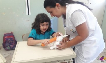Páscoa na APAE-Franca