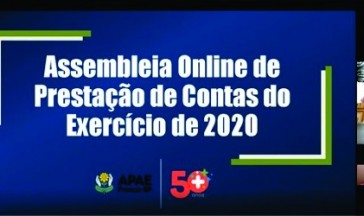 Assembleia de Prestação de Contas Online: